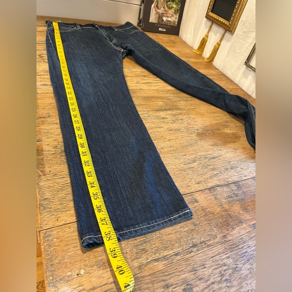 LEVI’S Men’s 504 Straight Jeans Dark Wash - Size W32 L30 - Picture 9 of 9